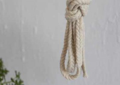 Braided cotton ropes